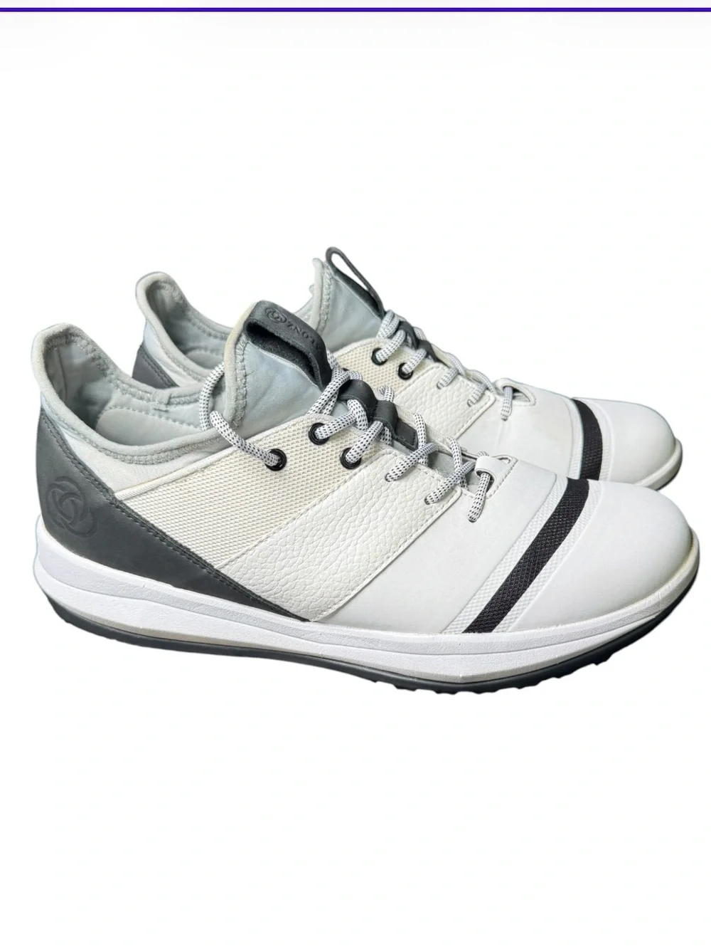 Athalonz EnVe Golf Shoes White Black Athletic Comfort Sneakers Men’s 10.5 Korea